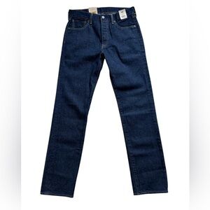Levi’s 501 Straight Leg Jeans Men’s 30x32 Dark Blue Stretch Denim NWT
